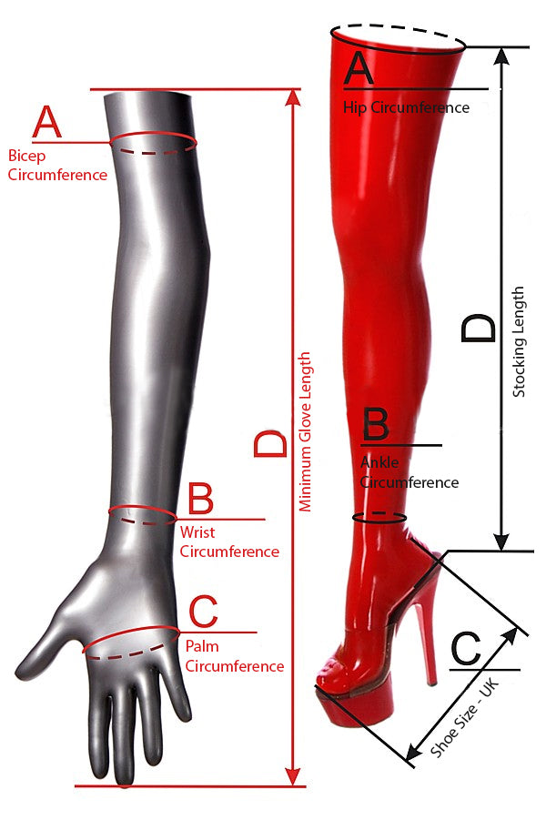 Latex Gloves - Short & Long Style